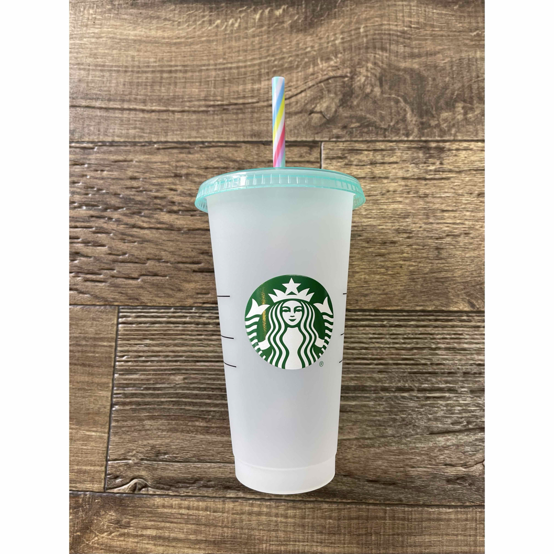 Starbucks Coffee(スターバックスコーヒー)のStarbucks　リユーザブルカップ　海外限定モデル　グリーン　スターバックス インテリア/住まい/日用品のキッチン/食器(タンブラー)の商品写真