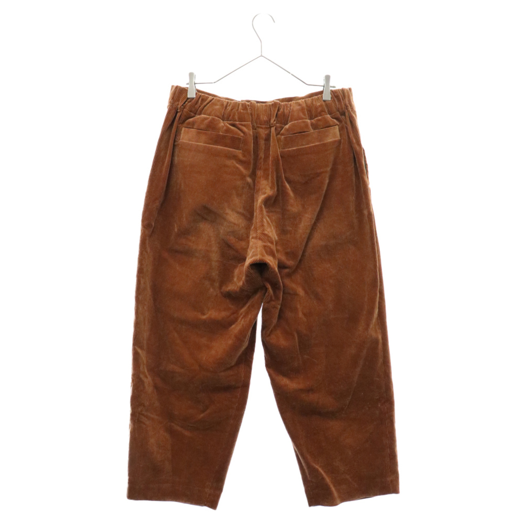 is-ness(イズネス)のis-ness イズネス 20AW CORDUROY TUCK TROUSERS PANTS コーデュロイタックトラッカーパンツ ブラウン 2020AWPT06 メンズのパンツ(その他)の商品写真