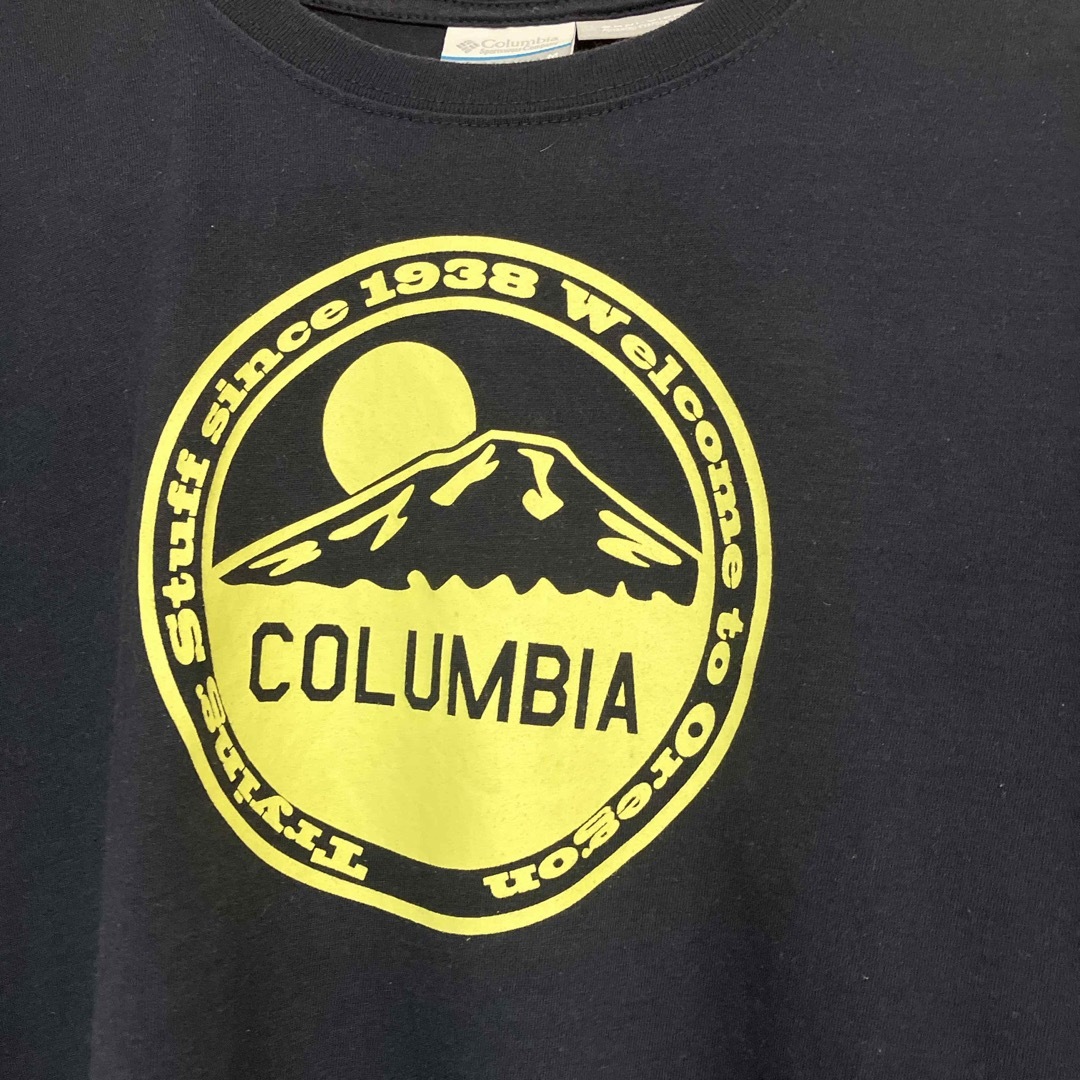 Columbia(コロンビア)の【used】コロンビア Tシャツ M ネイビー メンズ  COLUMBIA  メンズのトップス(Tシャツ/カットソー(半袖/袖なし))の商品写真