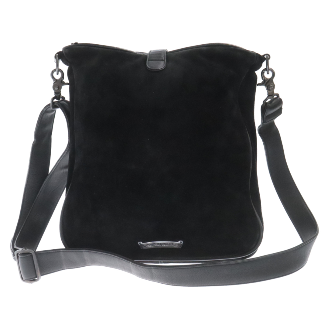 Chrome Hearts(クロムハーツ)のCHROME HEARTS クロムハーツ Shoulder Bag  ショルダーバッグ フレアニー 素材切替 ダガージップ クロスボールボタン ブラック メンズのバッグ(ショルダーバッグ)の商品写真