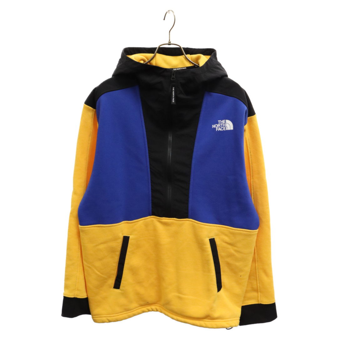 THE NORTH FACE(ザノースフェイス)のTHE NORTH FACE ザノースフェイス GRAPHIC COLLECTION HALF-ZIP PULLOVER HOODIE グラフィック ハーフジップ プルオーバー フーディフリースジャケット イエロー/ブルー NF0A3XB2 メンズのジャケット/アウター(フライトジャケット)の商品写真