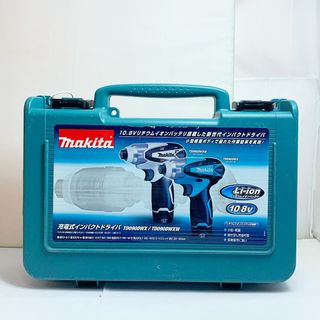 マキタ(Makita)の♭♭MAKITA マキタ 10.8V　充電式インパクトドライバ　リチウムイオンバッテリ2個、充電器付 TD090DWX ブルー(その他)