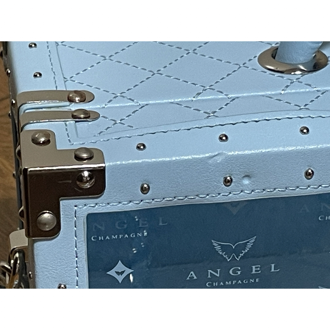 エンジェルシャンパン(エンジェルシャンパン)のANGEL エンジェルシャンパン ドゥミセック ブルー 空箱　ファータイプ 食品/飲料/酒の酒(シャンパン/スパークリングワイン)の商品写真