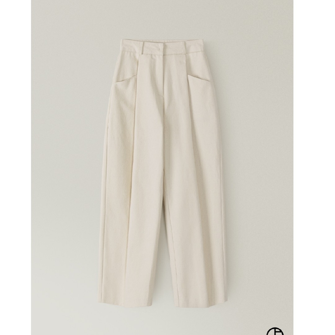 OHOTORO(オオトロ)の<ohotoro> Brushed Horizon Pants Ivory　S レディースのパンツ(カジュアルパンツ)の商品写真