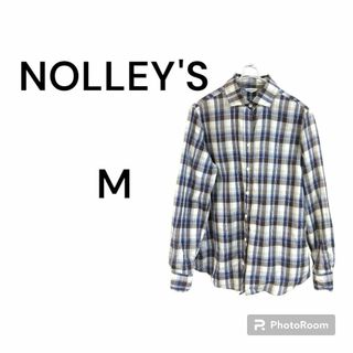 ノーリーズ(NOLLEY'S)のNOLL　ノーリーズ　シャツ　長袖　チェック　薄め　春夏秋　涼しい　カジュアル(シャツ/ブラウス(長袖/七分))