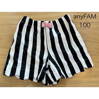 エニィファム(anyFAM)のanyFAM 100 エニィファム　ショートパンツ 半ズボン　女の子(パンツ/スパッツ)