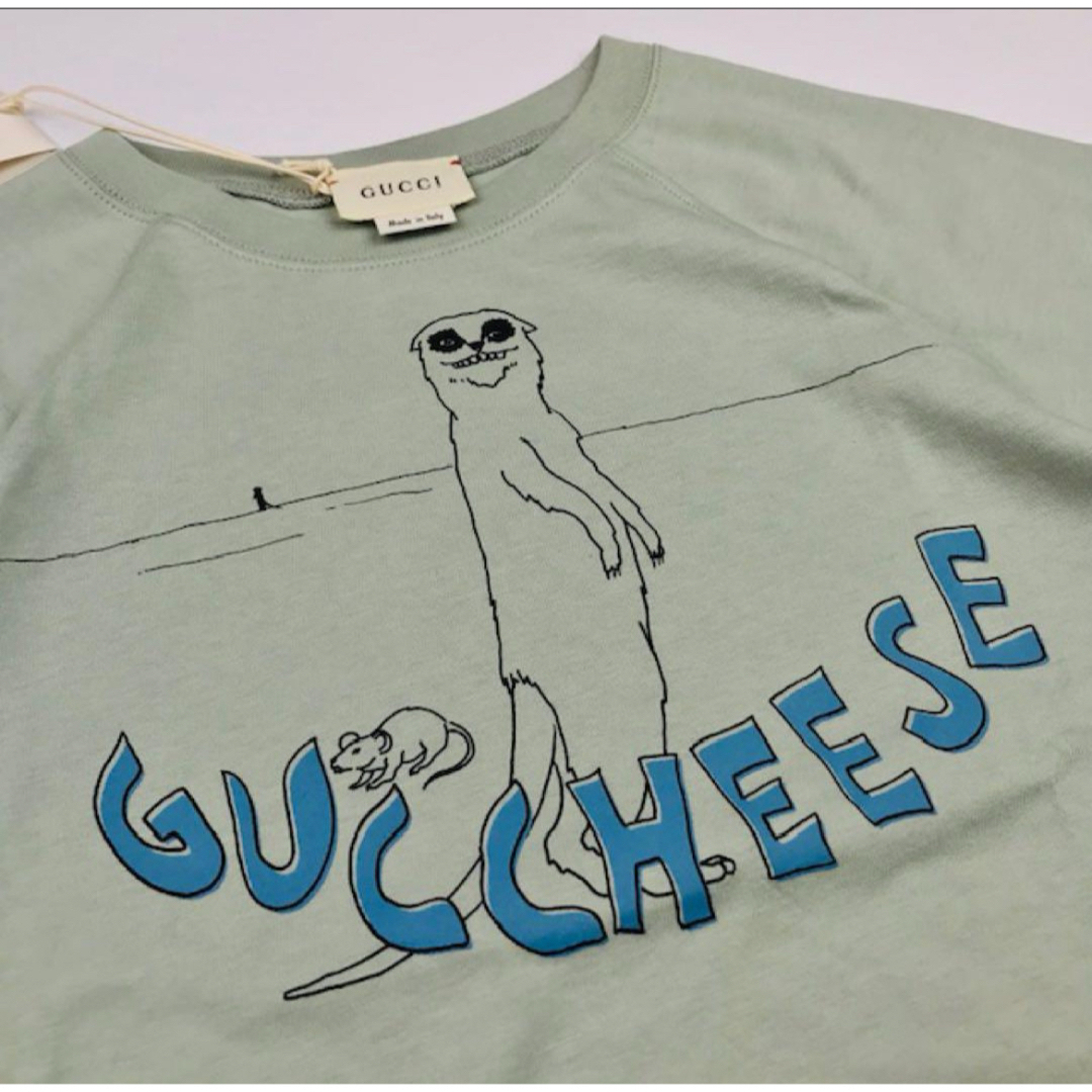 Gucci(グッチ)の新品同様★GUCCI・キッズ アニマル ロゴプリント Tシャツ6(120/60) キッズ/ベビー/マタニティのキッズ服男の子用(90cm~)(Tシャツ/カットソー)の商品写真