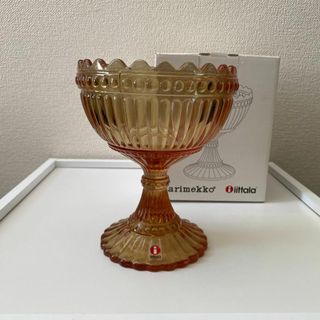 イッタラ(iittala)のイッタラ　マリボウル　ラージ　ローズオリーブ(置物)