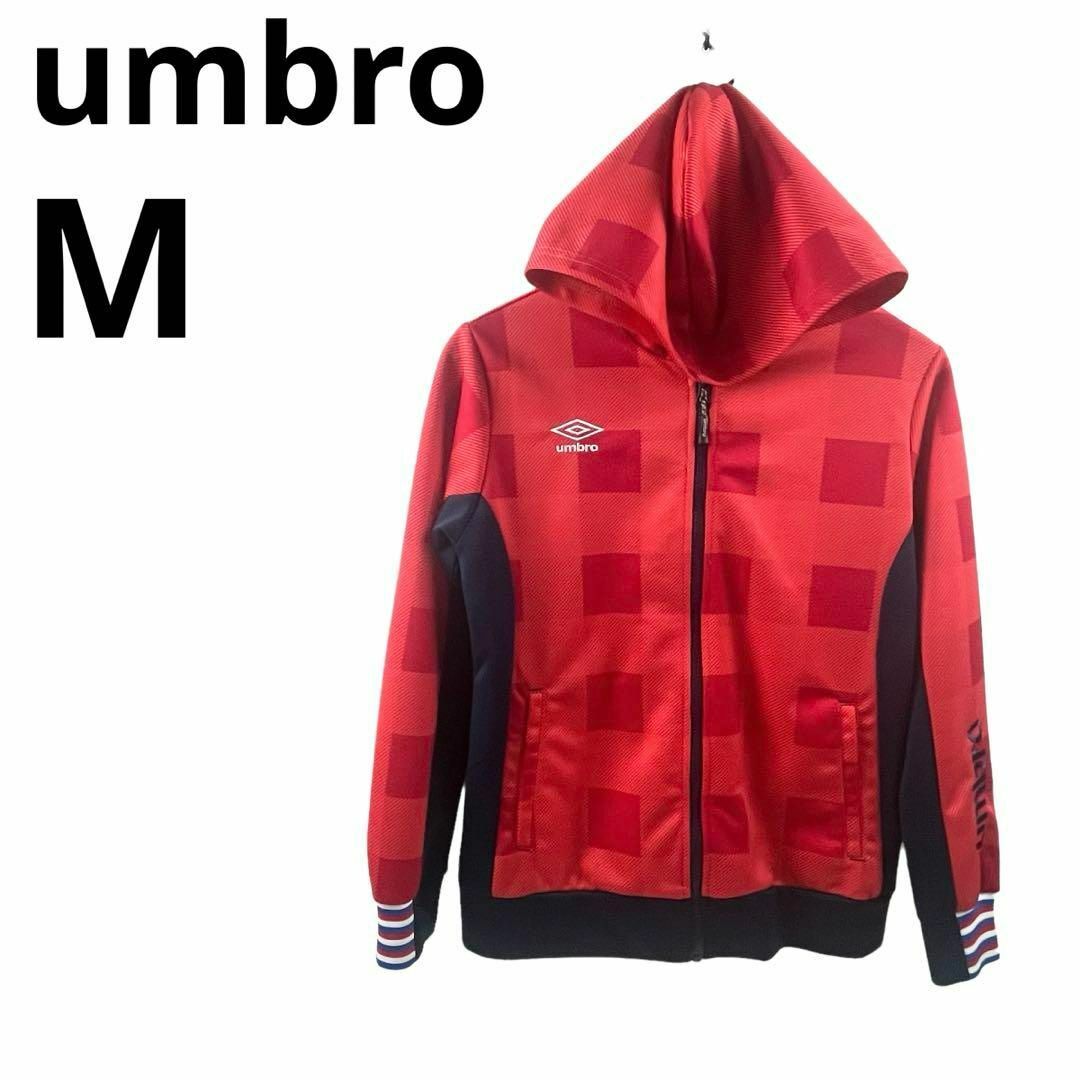 UMBRO(アンブロ)のumbro アンブロ レディース バッファローチェック フーディー ジャージ M スポーツ/アウトドアのランニング(ウェア)の商品写真