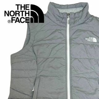 ザノースフェイス(THE NORTH FACE)の【ノースフェイス】ナイロンベスト LL相当 人気 定番 グレー(ベスト/ジレ)