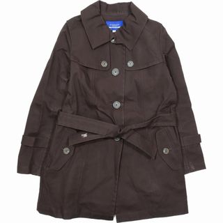 バーバリーブルーレーベル(BURBERRY BLUE LABEL)のバーバリーブルーレーベル コーティング加工 撥水 トレンチコート ブラウン(トレンチコート)