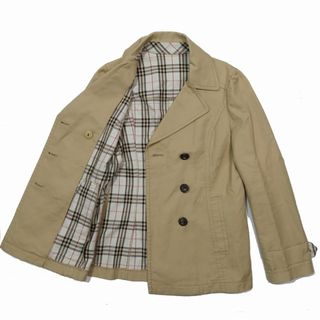 バーバリーブルーレーベル(BURBERRY BLUE LABEL)のバーバリーブルーレーベル Pコート ショートトレンチ ベージュ(ピーコート)