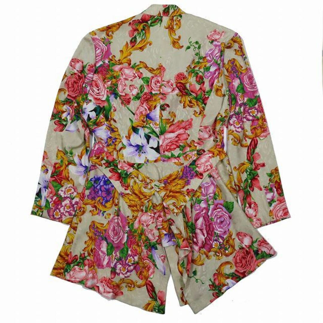 カンサイ O2 チャイナボタン コート 花刺繍  フラワープリント アウター  レディースのジャケット/アウター(その他)の商品写真