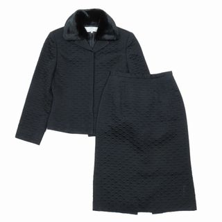 バレンシアガ(Balenciaga)の美品 バレンシアガ ブラックフォーマル スーツセットアップ キルティング (礼服/喪服)