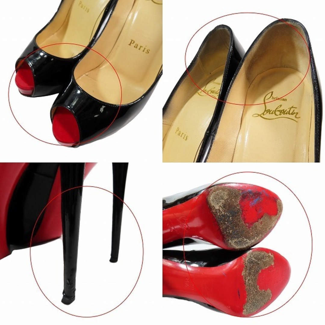 Christian Louboutin(クリスチャンルブタン)のChristian louboutin レッドソール エナメル パンプス レディースの靴/シューズ(ハイヒール/パンプス)の商品写真