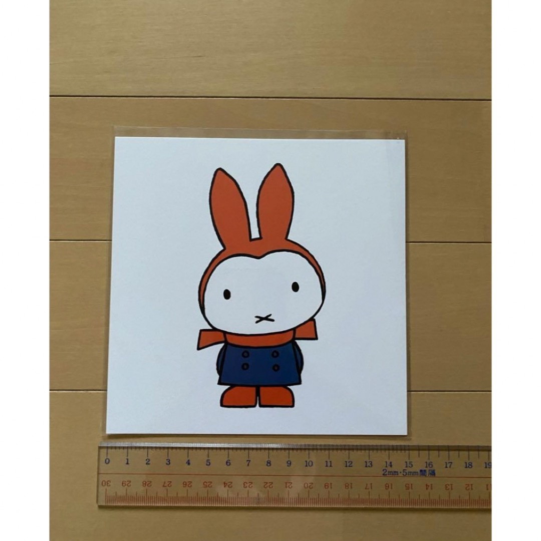 miffy(ミッフィー)のブルーナ絵本展 ポストカード　ミッフィー　ミッフィー展　ゆきのひポストカード　② エンタメ/ホビーのおもちゃ/ぬいぐるみ(キャラクターグッズ)の商品写真