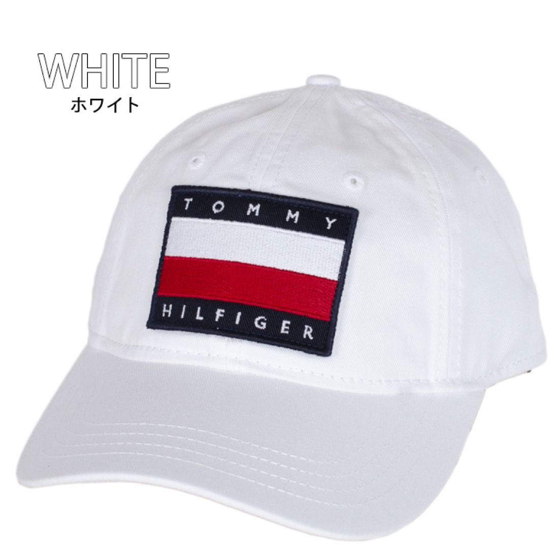 TOMMY HILFIGER(トミーヒルフィガー)のTOMMY HILFIGER ベースボールキャップ　ホワイト　69J1413 メンズの帽子(キャップ)の商品写真