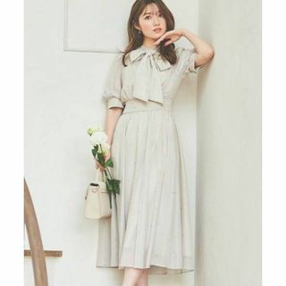 Noela - 【新品】Noela ワンピース シフォン フレア シースルー S