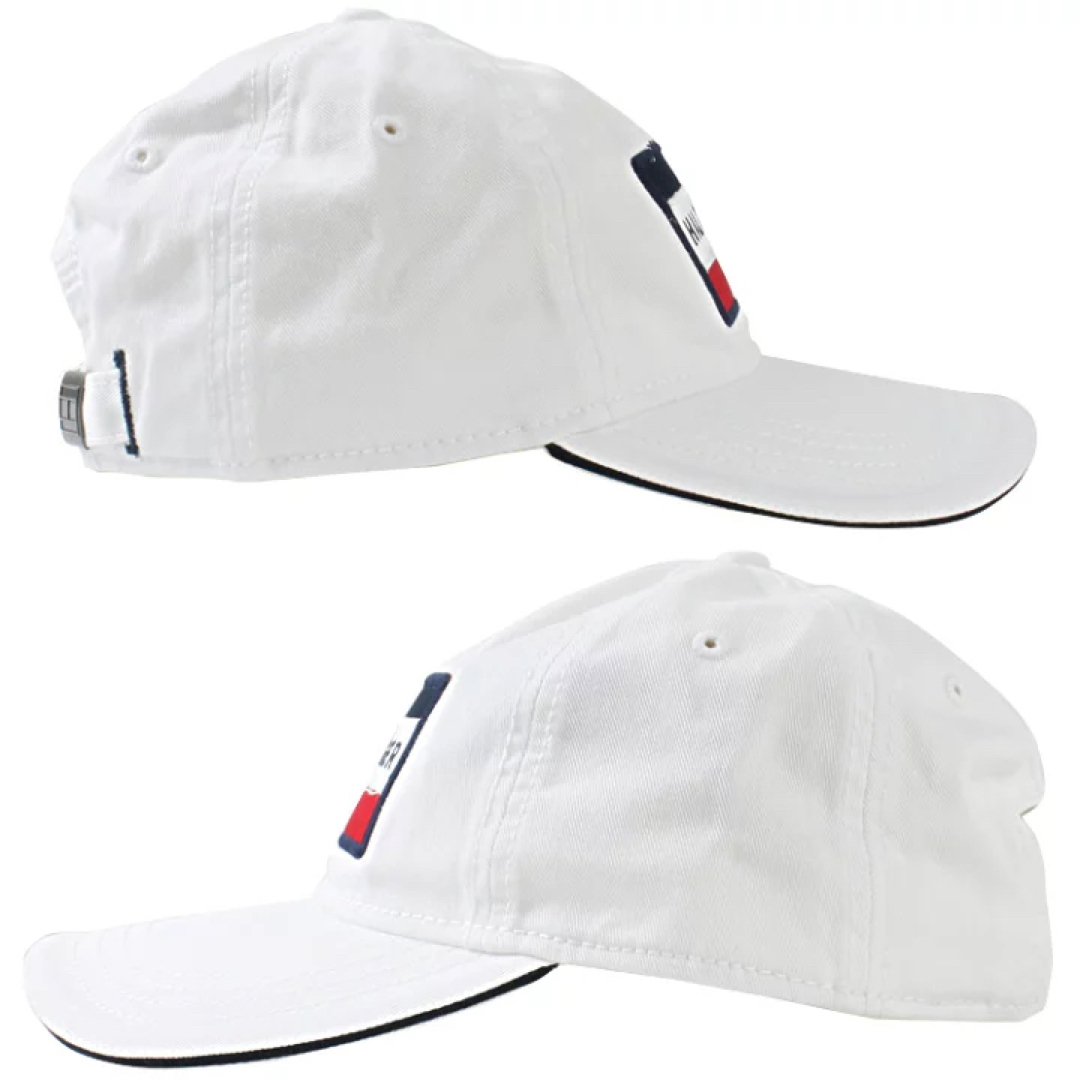 TOMMY HILFIGER(トミーヒルフィガー)のTOMMY HILFIGER ロゴキャップ　ホワイト　白　ベースボールキャップ メンズの帽子(キャップ)の商品写真