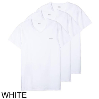 ディーゼル(DIESEL)のDIESEL ディーゼル　パックTシャツ 3枚セット　Vネック　ホワイト　L(Tシャツ/カットソー(半袖/袖なし))