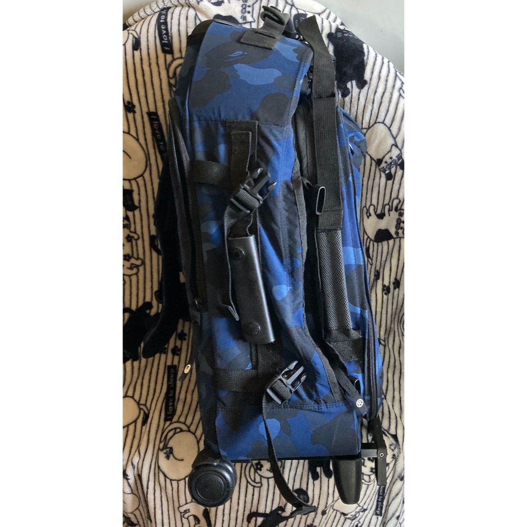 A BATHING APE/エイプ 青カモフラ キャリーケース/キャリーバッグ A BATHING APE/エイプ 青カモフラ キャリーケース/キャリーバッグ