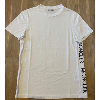 モンクレール(MONCLER)のモンクレールMONCLER TシャツS コットン MAGLIA 半袖 サイドロゴ(Tシャツ/カットソー(半袖/袖なし))