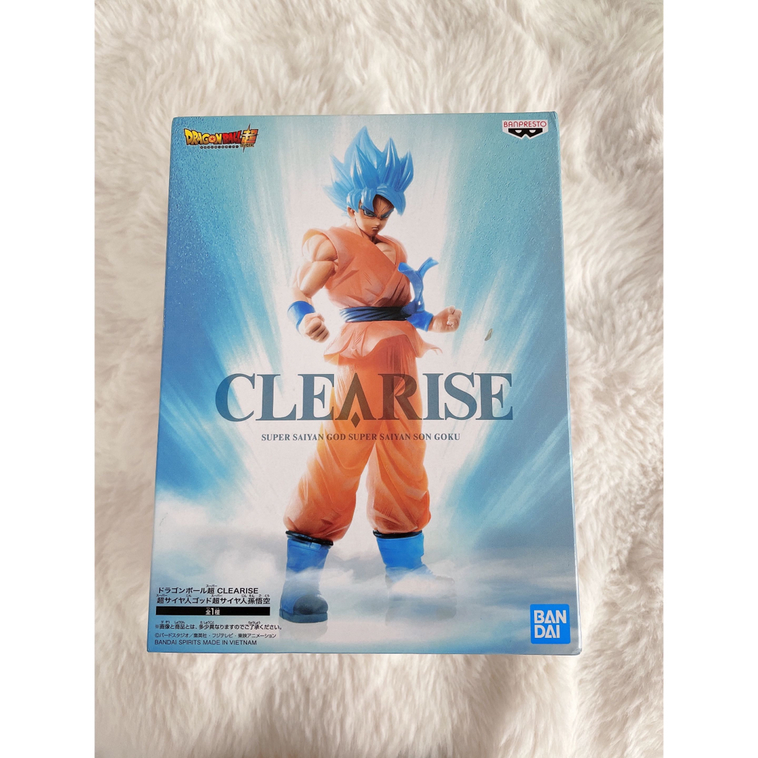 ドラゴンボール(ドラゴンボール)の【ドラゴンボール超】CLEARISE超サイヤ人ゴッド・超サイヤ人孫悟空 エンタメ/ホビーのフィギュア(アニメ/ゲーム)の商品写真