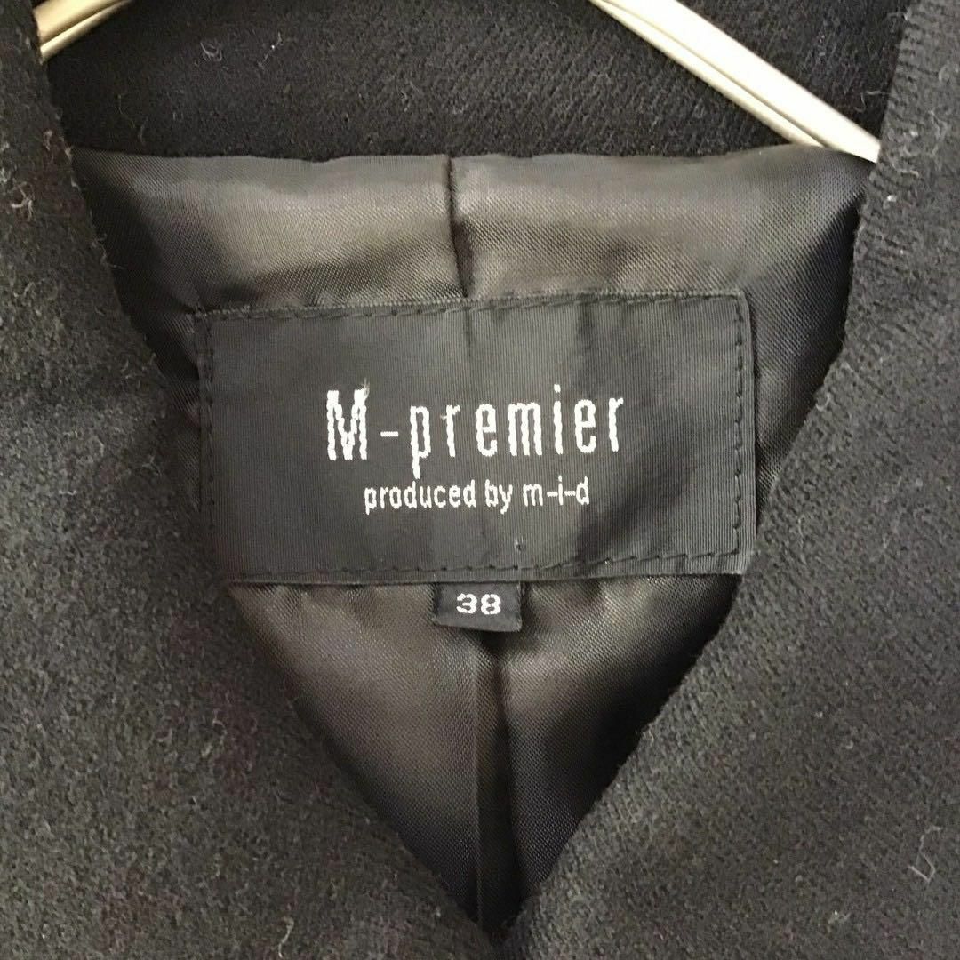 M-premier(エムプルミエ)の【M-PREMIE】エムプルミエ(38) ステンカラーコート 日本　羽織り　上着 レディースのジャケット/アウター(その他)の商品写真