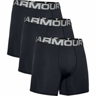 UNDER ARMOUR - アンダーアーマー ボクサー 3枚 SM S 黒 ブラック 新品 パンツ