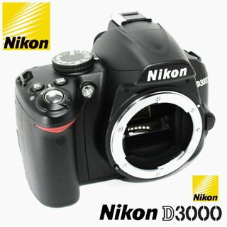 ニコン(Nikon)のNikon D3000 デジタル 一眼レフ カメラ ボディー✨完動美品✨(デジタル一眼)