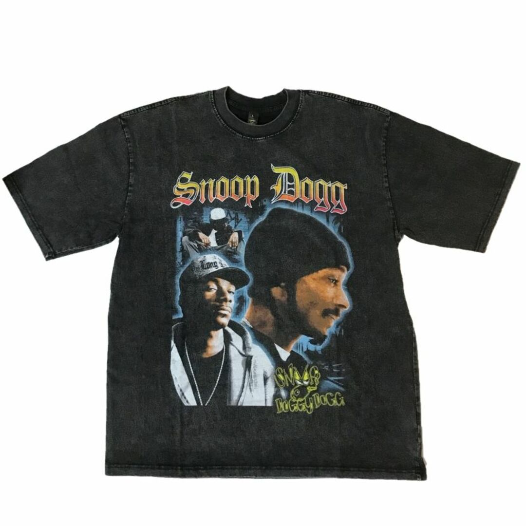 snoop dogg ヴィンテージ加工Tシャツ 2 ラップ raptee L メンズのトップス(Tシャツ/カットソー(半袖/袖なし))の商品写真