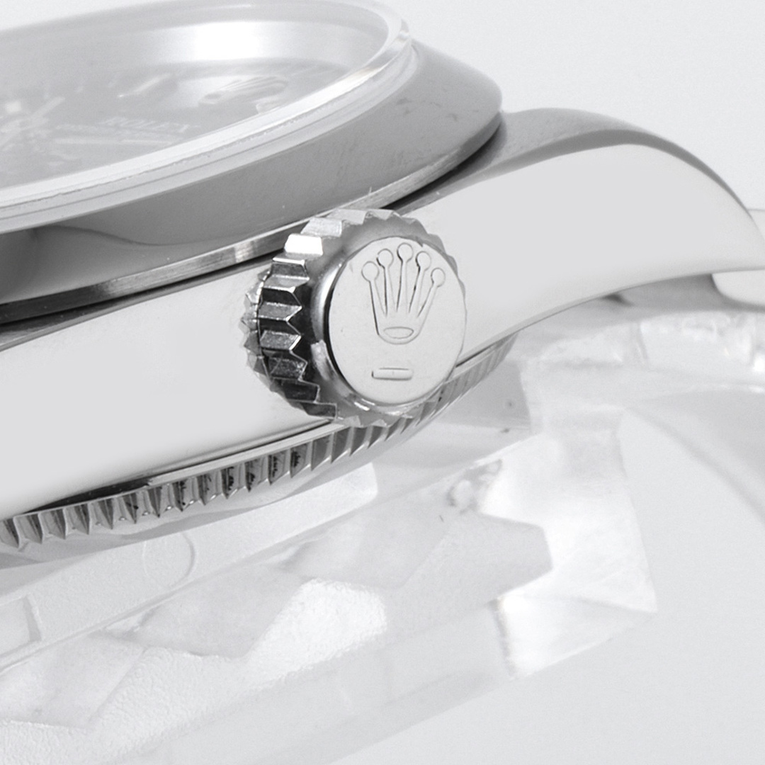 ROLEX(ロレックス)のロレックス オイスターパーペチュアル 67180 ブルー 369ホワイトバー W番 レディース 中古 腕時計 レディースのファッション小物(腕時計)の商品写真