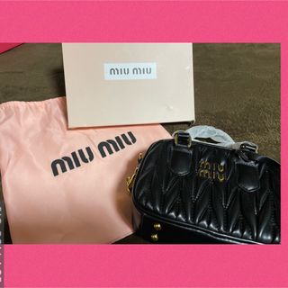 miumiu - miu miu 2wayリボンバッグ グリーンの通販｜ラクマ