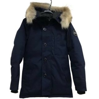 カナダグース(CANADA GOOSE)のCANADA GOOSE × EDIFICE カナダグース エディフィス コート 別注モデル クレストン 3481JMB ネイビー 表記サイズ2XS 【美品】 U2312K181(ダウンジャケット)