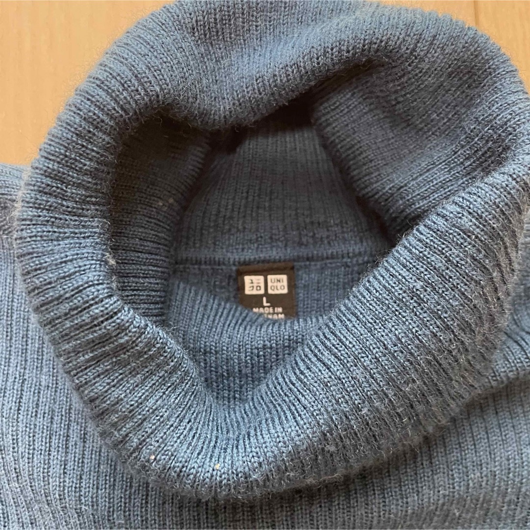 UNIQLO(ユニクロ)のエクストラファインメリノリブタートルネックセーター（長袖） レディースのトップス(ニット/セーター)の商品写真