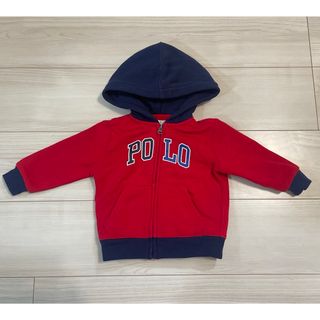 ラルフローレン(Ralph Lauren)のラルフローレン☆赤パーカー80(トレーナー)