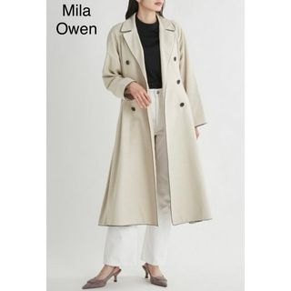 Mila Owen - Mila Owen タックデザインナロードレストレンチコート