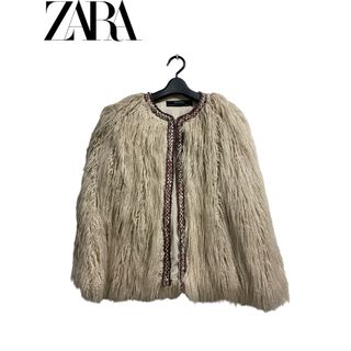 ザラ ファーコート(レディース)（ベージュ系）の通販 100点以上 | ZARA