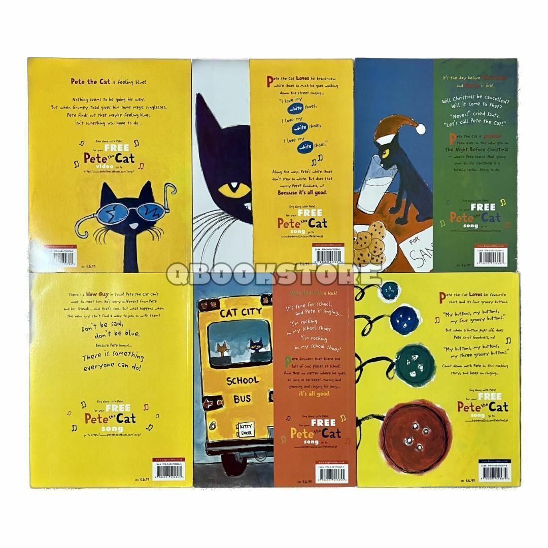 Pete the cat 　大判絵本　音源付き　6冊セット エンタメ/ホビーの本(洋書)の商品写真