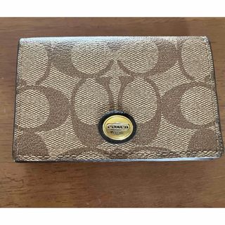 コーチ(COACH)のCOACH 名刺入れ　カードケース(名刺入れ/定期入れ)