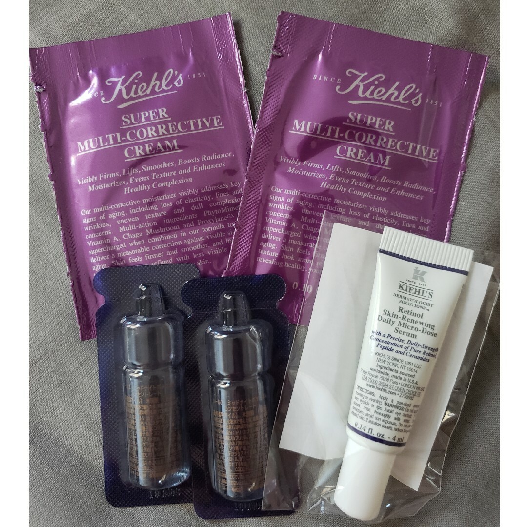 Kiehl's(キールズ)のKiehl's RTN リニューイングセラム レチノール コスメ/美容のキット/セット(サンプル/トライアルキット)の商品写真