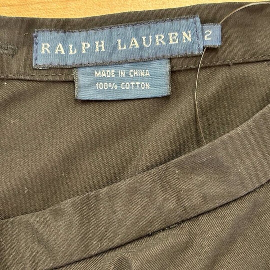 Ralph Lauren(ラルフローレン)の『USED』 RALPH LAUREN ラルフローレン  マリンミニスカート サイズ2 RN#41381 ブラック系 レディース【中古】 レディースのスカート(ミニスカート)の商品写真