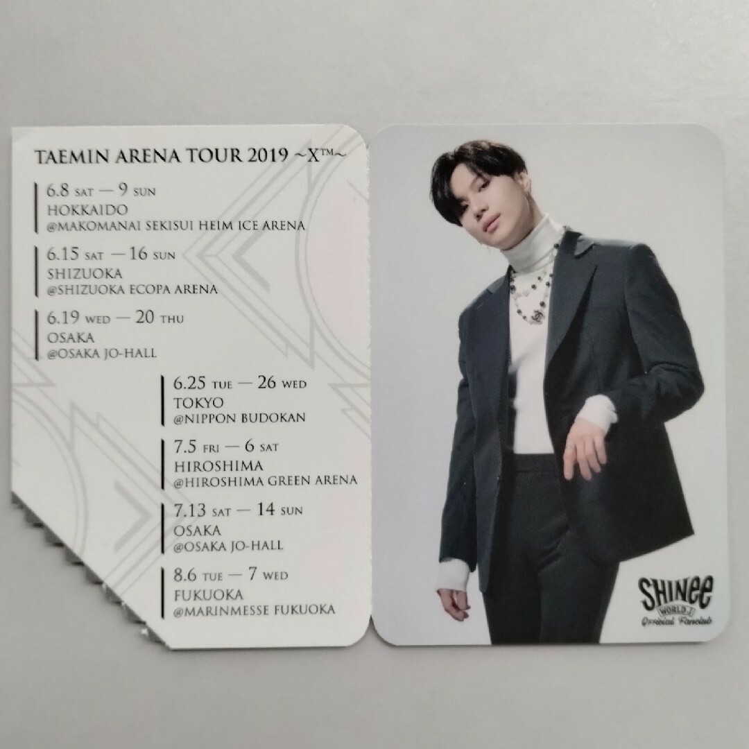 SHINee(シャイニー)のSHINee テミン トレカ エンタメ/ホビーのタレントグッズ(アイドルグッズ)の商品写真