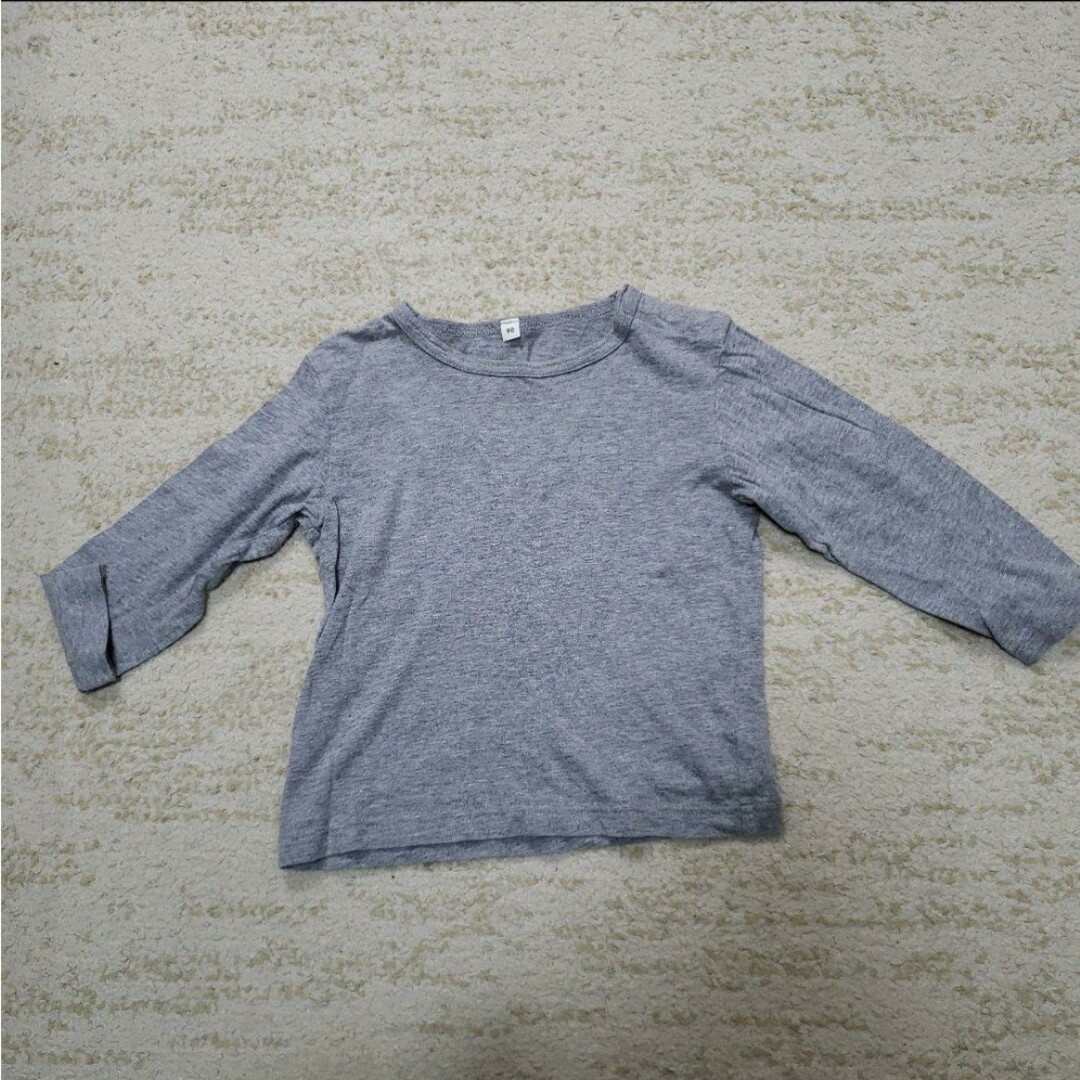 MUJI (無印良品)(ムジルシリョウヒン)の無印良品Tシャツ90 キッズ/ベビー/マタニティのキッズ服女の子用(90cm~)(Tシャツ/カットソー)の商品写真