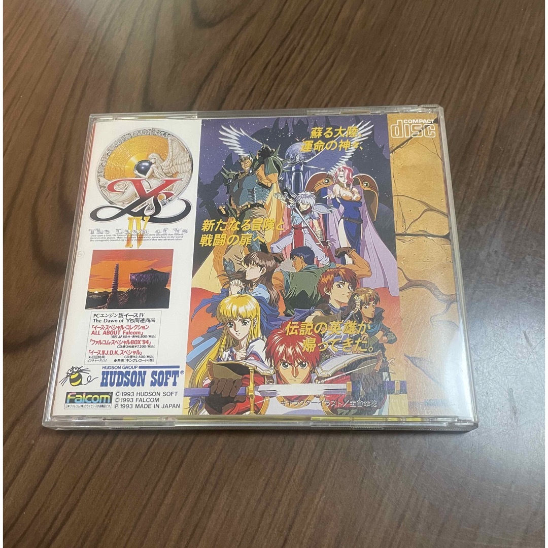 NEC(エヌイーシー)のPCエンジンソフト　イース4中古品 エンタメ/ホビーのゲームソフト/ゲーム機本体(家庭用ゲームソフト)の商品写真