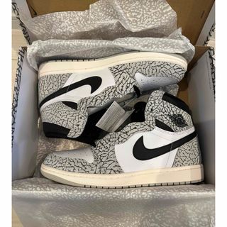 ナイキ(NIKE)のNike Air Jordan 1 High White Cement 28cm(スニーカー)