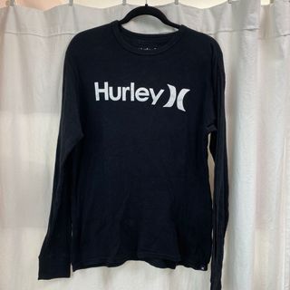 Hurley - 【 夜光】HUrley ロゴデザイン Tシャツ 長袖 メンズL 黒の