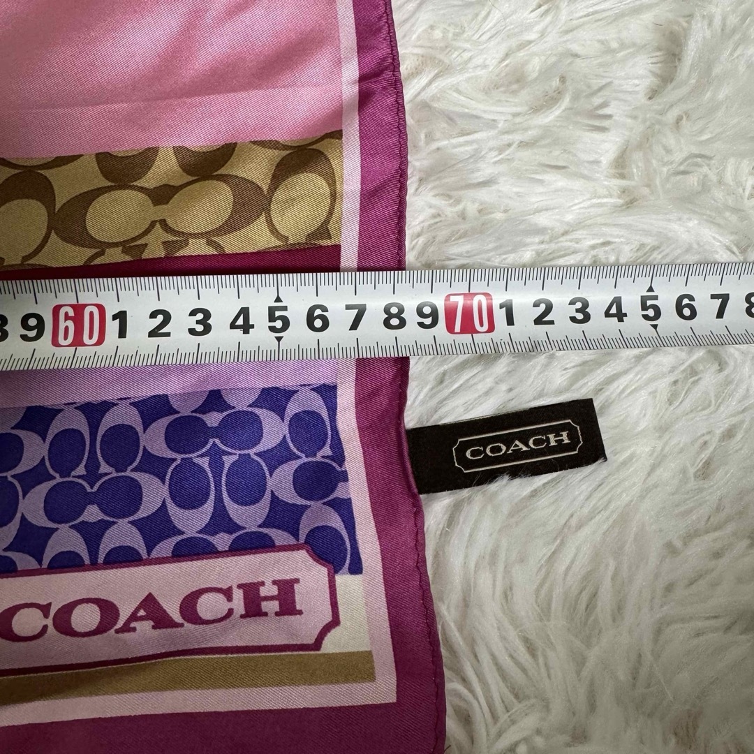 COACH(コーチ)の【正規品保証】COACH コーチ　スカーフ レディースのファッション小物(バンダナ/スカーフ)の商品写真