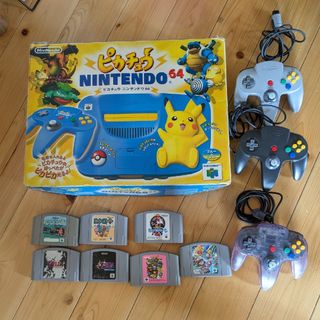 ニンテンドウ64(NINTENDO 64)のピカチュウ Nintendo64(家庭用ゲーム機本体)