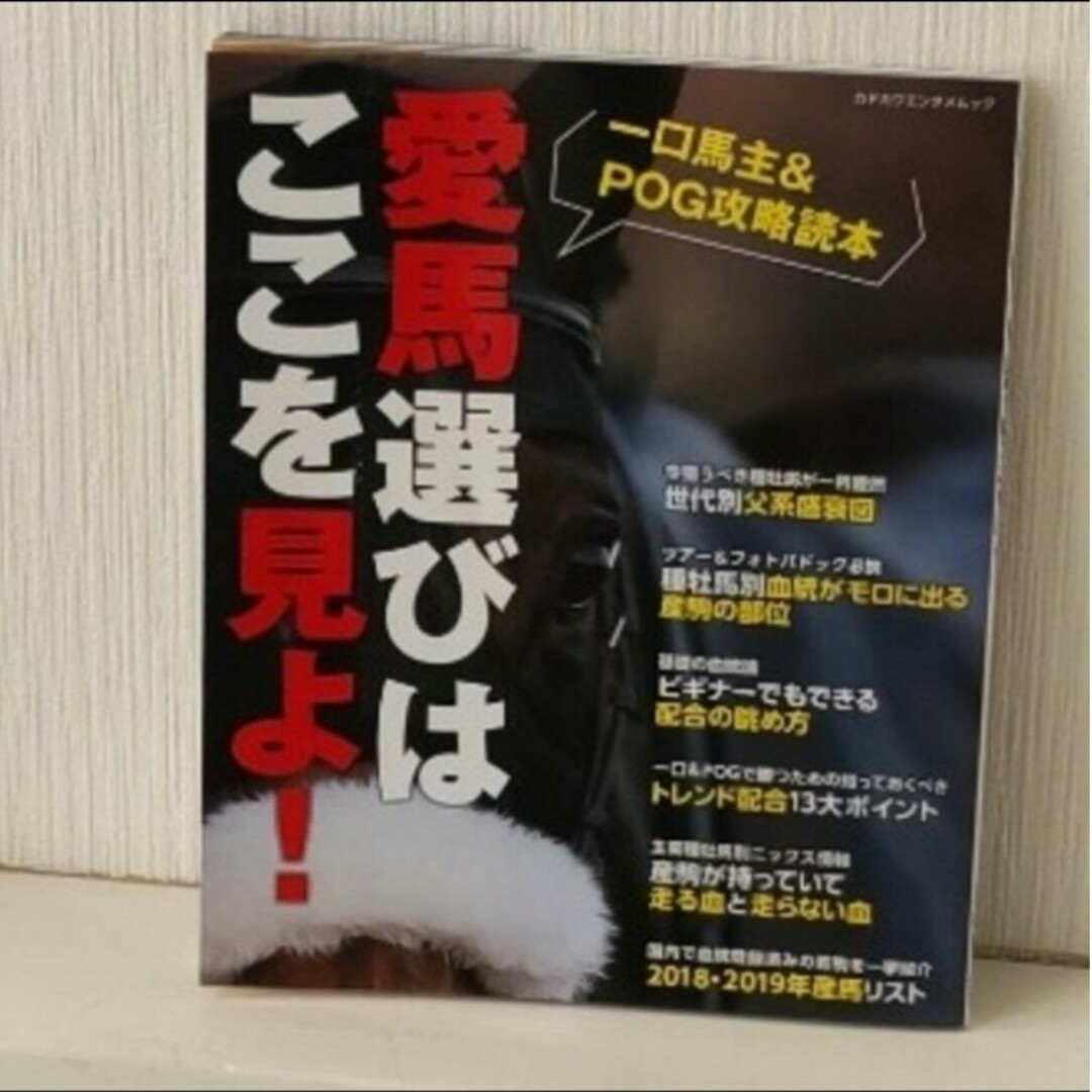 愛馬選びはここを見よ！ 一口馬主＆ＰＯＧ攻略読本カドカワエンタメムック エンタメ/ホビーの雑誌(趣味/スポーツ)の商品写真